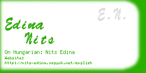 edina nits business card